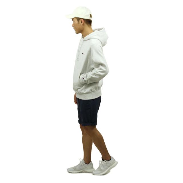 チャンピオン CHAMPION 正規品 メンズ リバースウィーブ プルオーバーパーカー REVERSE WEAVE HEAVYWEIGHT 12oz PULLOVER HOODIE GF68 GFS SILVER GREY_7