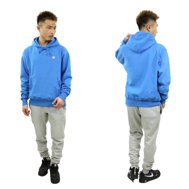 チャンピオン パーカー メンズ 正規品 CHAMPION リバースウィーブ プルオーバーパーカー REVERSE WEAVE HEAVYWEIGHT 12oz PULLOVER HOODIE GF68 7YF DEEP BLUE WATER_8