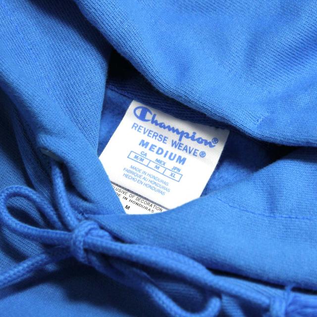 チャンピオン パーカー メンズ 正規品 CHAMPION リバースウィーブ プルオーバーパーカー REVERSE WEAVE HEAVYWEIGHT 12oz PULLOVER HOODIE GF68 7YF DEEP BLUE WATER_7