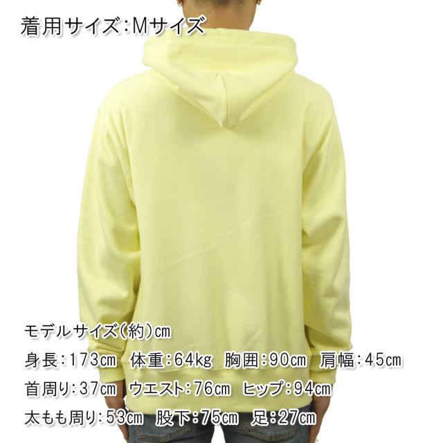 チャンピオン パーカー メンズ 正規品 CHAMPION リバースウィーブ プルオーバーパーカー REVERSE WEAVE HEAVYWEIGHT 12oz PULLOVER HOODIE GF68 LEMON GLACIER_1