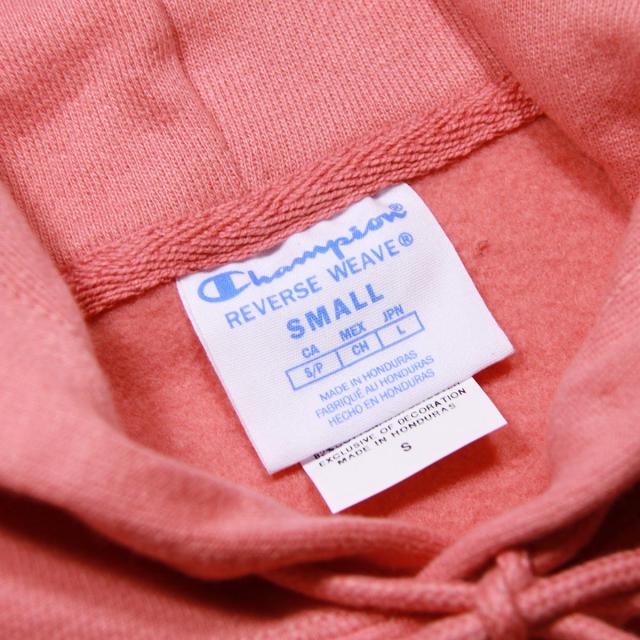 チャンピオン パーカー メンズ 正規品 CHAMPION リバースウィーブ プルオーバーパーカー REVERSE WEAVE HEAVYWEIGHT 12oz PULLOVER HOODIE GF68 5F4 CITRUS PINK_7