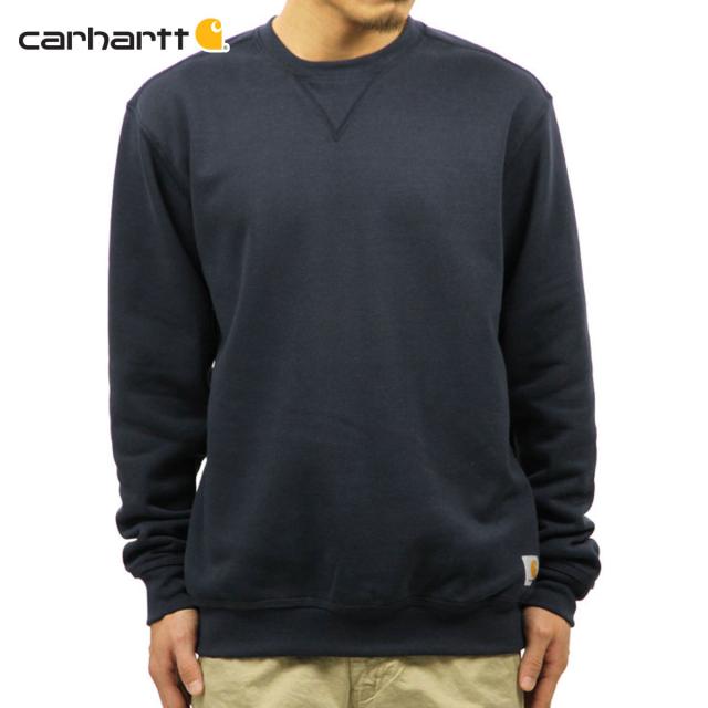 カーハート スウェット メンズ 正規品 CARHARTT トレーナー LOOSE FIT MIDWEIGHT 10.5oz CREWNECK SWEATSHIRT K124 472 NEW NAVY クリスマス プレゼント ラッピング