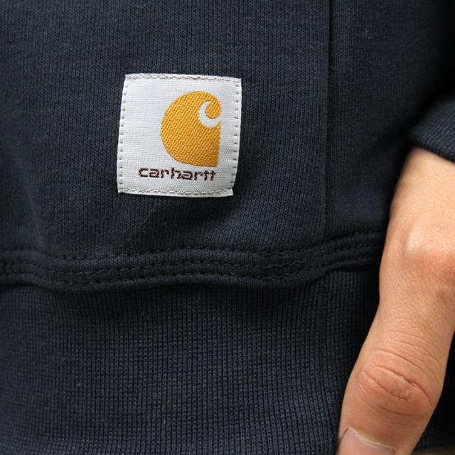 カーハート スウェット メンズ 正規品 CARHARTT トレーナー LOOSE FIT MIDWEIGHT 10.5oz CREWNECK SWEATSHIRT K124 472 NEW NAVY クリスマス プレゼント ラッピング