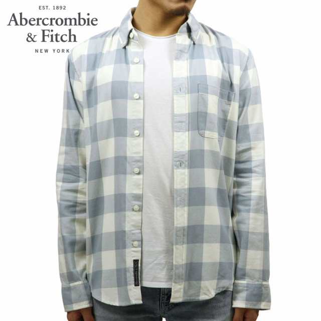 アバクロ シャツ メンズ 正規品 Abercrombie＆Fitch 長袖シャツ ワーク