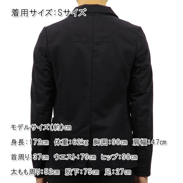 ディストレス ジャケット メンズ 正規販売店 DSTREZZED アウター ジャケット PEACHED BLAZER JACKET 111110 49 DK. NAVY_1