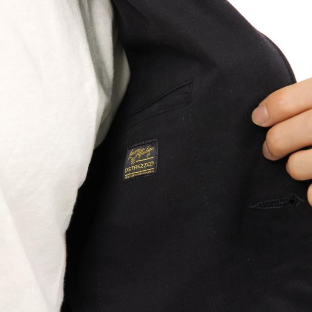 ディストレス ジャケット メンズ 正規販売店 DSTREZZED アウター ジャケット PEACHED BLAZER JACKET 111110 49 DK. NAVY_4