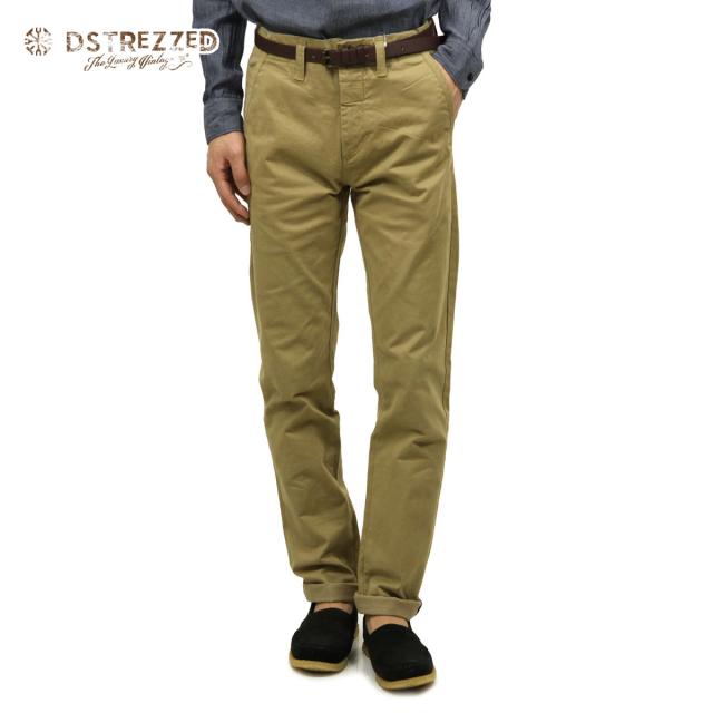 ディストレス チノパン メンズ 正規販売店 DSTREZZED ボトムス STRETCH TWILL CHINO PANTS AND BELT 501146AW17 50 KHAKI クリスマス プレゼント ラッピング