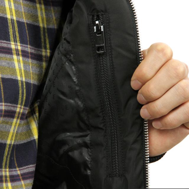エルバイン elvine 定まり売りわたす店 メンズ アウター COLIN MA-1 BOMBER JACKET 3003 110 BLACK