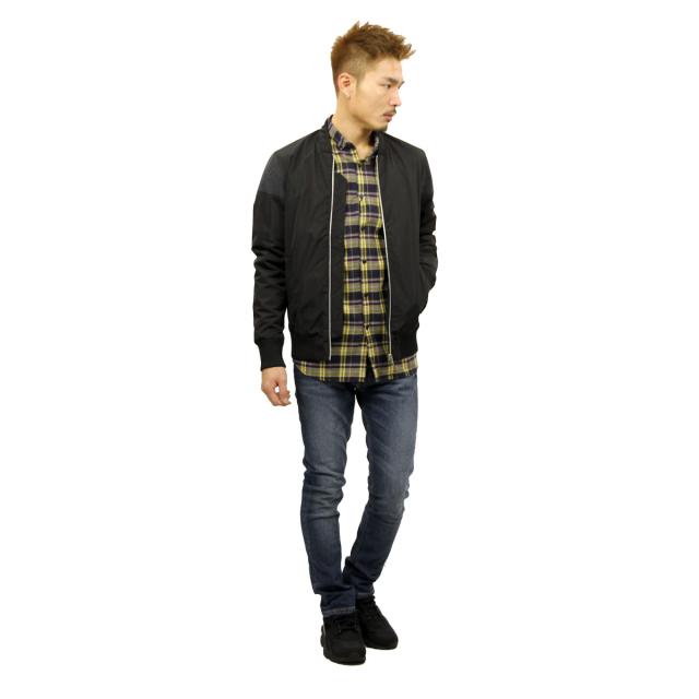 エルバイン elvine 定まり売りわたす店 メンズ アウター COLIN MA-1 BOMBER JACKET 3003 110 BLACK