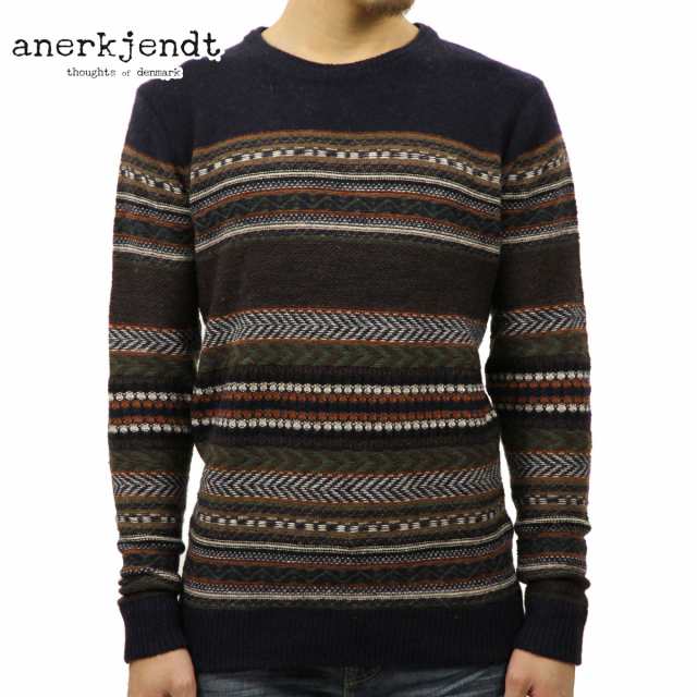 【ポイント10倍 10/11 16:00〜10/24 9:59】 アナケット セーター メンズ 正規販売店 ANERKJENDT THORKILD KNIT SWEATER 9517233 TOTAL EC