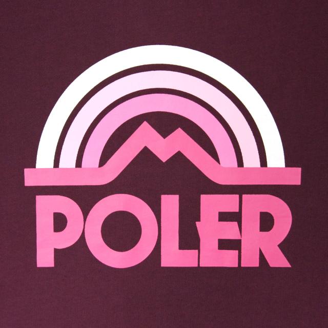ポーラー パーカー メンズ 正規販売店 POLER プルオーバーパーカー MOUNTAIN RAINBOW HOODIE 21260001-GRP GRAPE_6