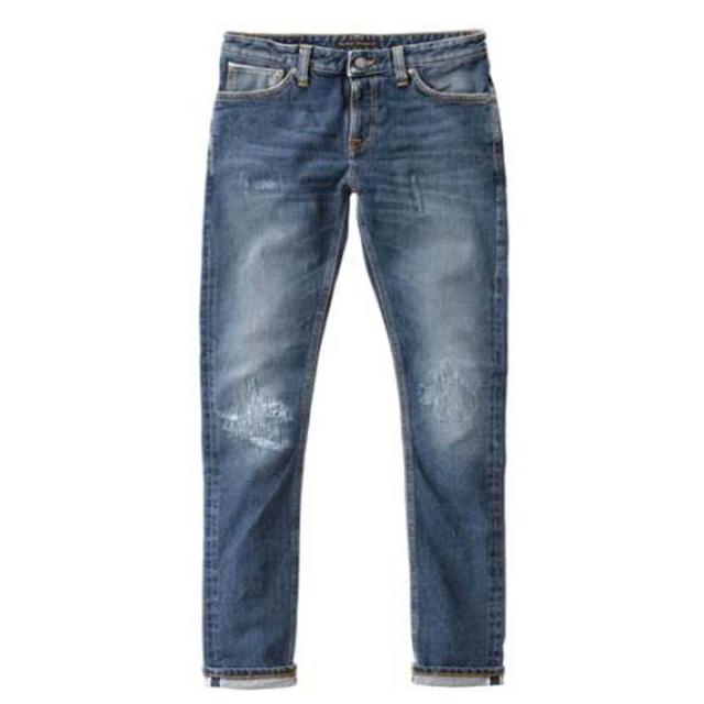 ヌーディージーンズ ジーンズ メンズ 正規販売店 Nudie Jeans ジーパン SKINNY LIN 797 1125120 1100 IAN REPLICA SELVAGE 父の日 プレゼント ラッピング_2