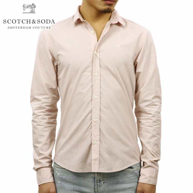 【ポイント10倍 10/11 16:00〜10/24 9:59】 スコッチアンドソーダ SCOTCH＆SODA 正規販売店 メンズ 長袖ドレスシャツ CRISPY POPLIN CLAS