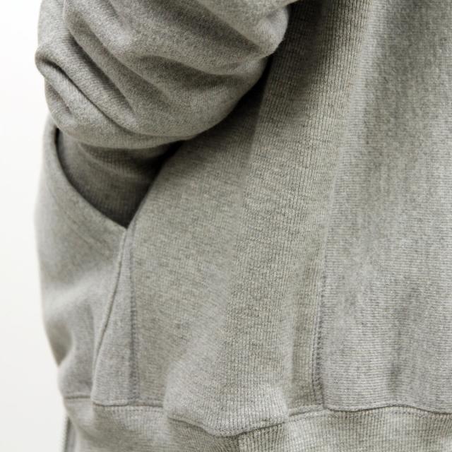 チャンピオン CHAMPION 正規品 メンズ リバースウィーブ ジップアップパーカー REVERSE WEAVE HEAVYWEIGHT 12oz ZIP UP HOODIE GF69 OXFORD GREY_4
