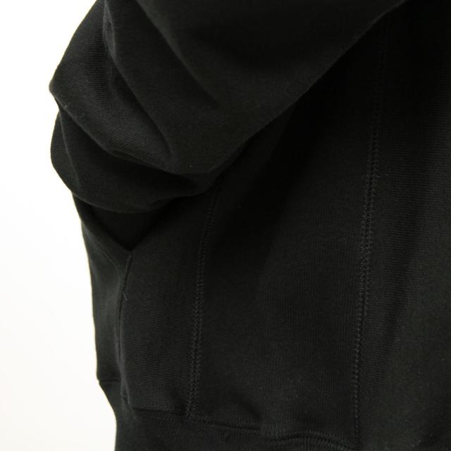 チャンピオン CHAMPION 正規品 メンズ リバースウィーブ ジップアップパーカー REVERSE WEAVE HEAVYWEIGHT 12oz ZIP UP HOODIE GF69 BLACK_4
