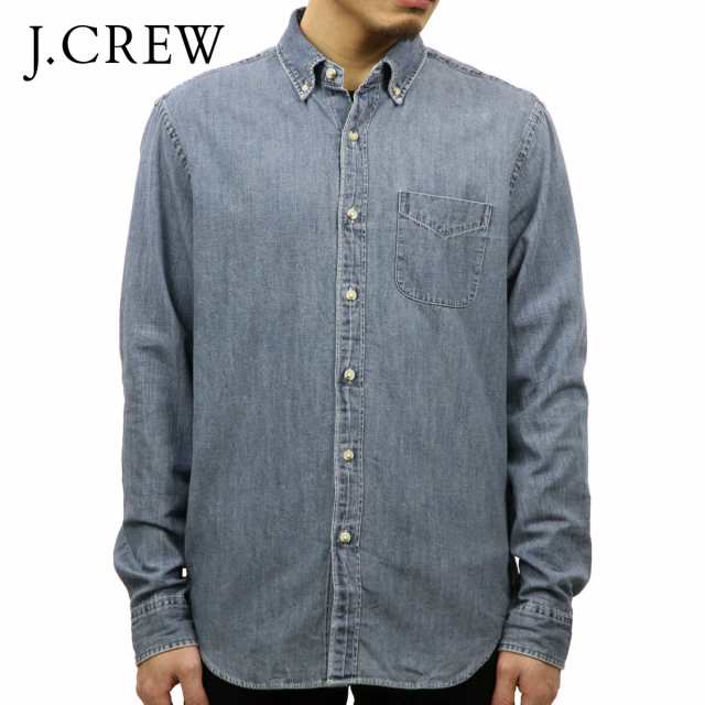 ジェイクルー シャツ メンズ 正規品 J.CREW 長袖シャツ ボタンダウンシャツ LIGHTWEIGHT DENIM WORKSHIRT G7105 INDIGOの通販は