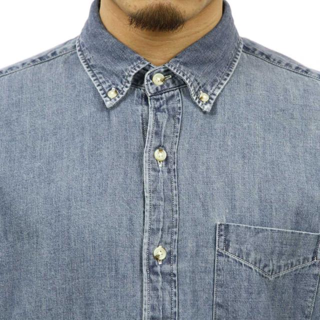 ジェイクルー シャツ メンズ 正規品 J.CREW 長袖シャツ ボタンダウンシャツ LIGHTWEIGHT DENIM WORKSHIRT G7105 INDIGO_2