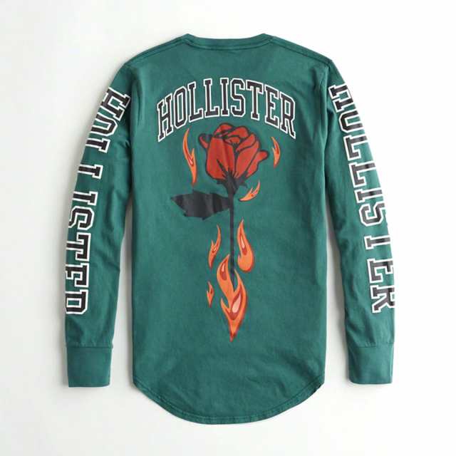 hollister long sleeve rose