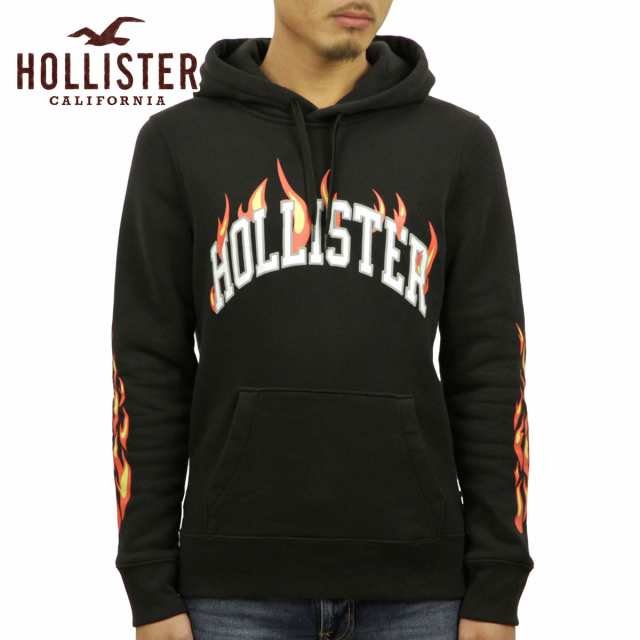 hollister flame hoodie