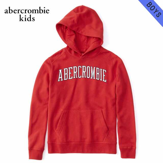 アバクロキッズ パーカー ボーイズ 子供服 正規品 AbercrombieKids プルオーバーパーカー ロゴ embroidered logo hoodie 222-8401-0248-0