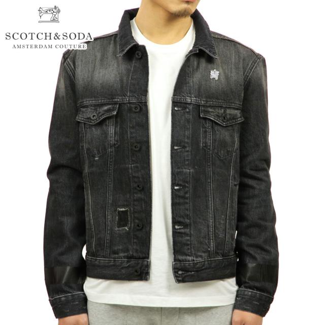 スコッチアンドソーダ アウター メンズ 正規販売店 SCOTCH＆SODA ジャケット デニムジャケット AMS BLAUW TRUCKER JACKET - LUCKY TREASURE 141130 1853 51805 LUCKY T D クリスマス プレゼント ラッピング