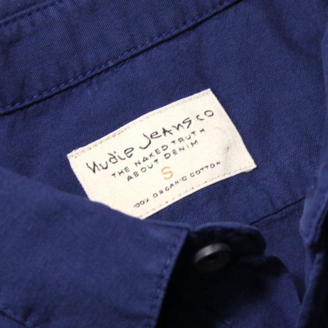 ヌーディージーンズ シャツ メンズ 正規販売店 Nudie Jeans 長袖シャツ