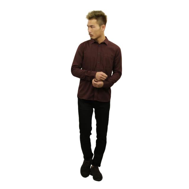 ヌーディージーンズ シャツ メンズ 正規販売店 Nudie Jeans 長袖シャツ ワークシャツ HENRY PIGMENT DYED SHIRT PLUM P03 140501 父の日 プレゼント ラッピング_6