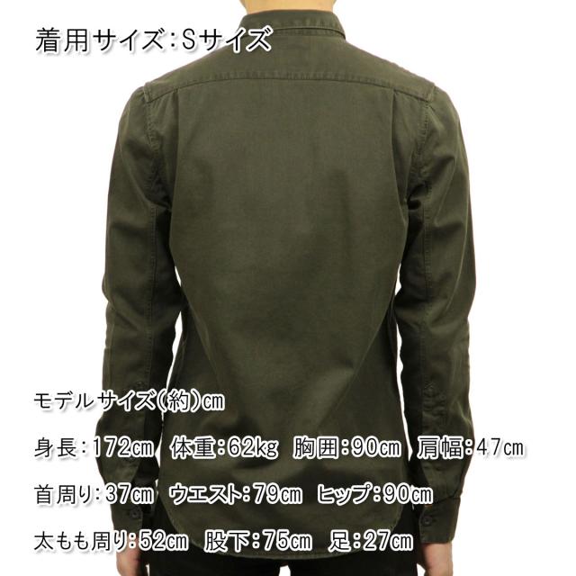 ヌーディージーンズ シャツ メンズ 正規販売店 Nudie Jeans 長袖シャツ ワークシャツ HENRY PIGMENT DYED SHIRT BUNKER B86 140501 父の日 プレゼント ラッピング_1