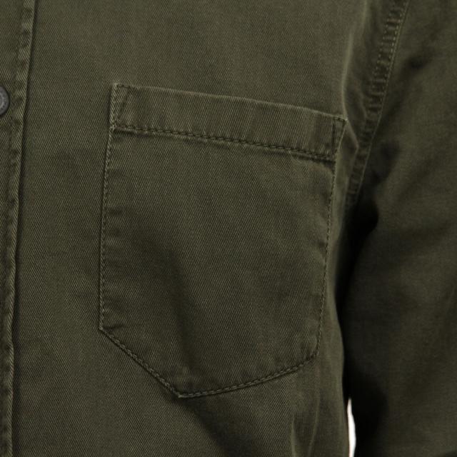 ヌーディージーンズ シャツ メンズ 正規販売店 Nudie Jeans 長袖シャツ ワークシャツ HENRY PIGMENT DYED SHIRT BUNKER B86 140501 父の日 プレゼント ラッピング_3