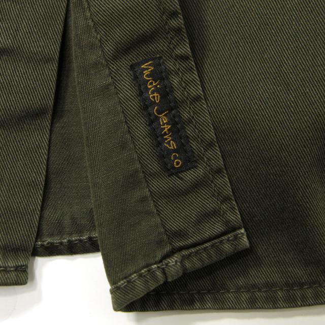 ヌーディージーンズ シャツ メンズ 正規販売店 Nudie Jeans 長袖シャツ ワークシャツ HENRY PIGMENT DYED SHIRT BUNKER B86 140501 父の日 プレゼント ラッピング_6