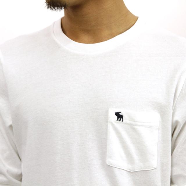 アバクロ ロンt メンズ 正規品 Abercrombie Fitch 長袖tシャツ クルーネックtシャツ Long Sleeve Icon Pocket Tee 124 236 1847 100の通販はau Pay マーケット Mixon ミクソン