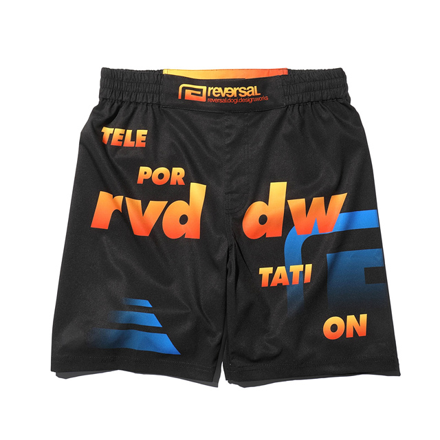 リバーサル ショートパンツ メンズ 正規販売店 REVERSAL rvddw ボトムス ファイトショーツ TELEPORTATION ACTIVE SHORTS rv18aw033 BLACK_2