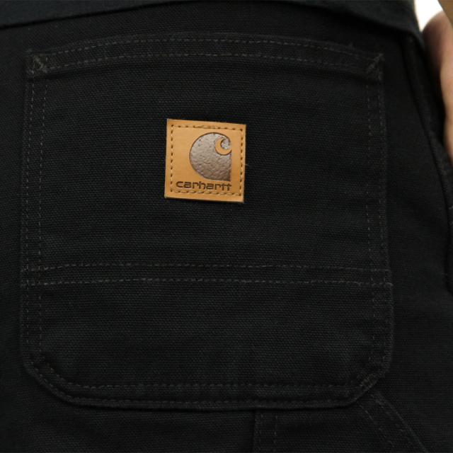 カーハート CARHARTT 正規品 メンズ ボトムス LOOSE STRAIGHT WASHED DUCK DUNGAREE PANTS BLACK B11 BLK 父の日 プレゼント ラッピング_3