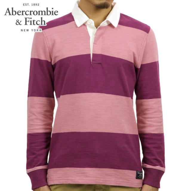 10%OFFクーポンセール 【利用期間 2/18 10:00〜2/25 9:59】 アバクロ ラガーシャツ メンズ 正規品 Abercrombie＆Fitch 長袖ラガーシャツ RUGBY POLO 124-227-0541-630の通販は