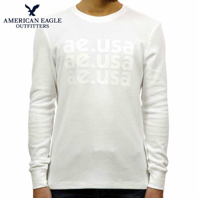 アメリカンイーグル AMERICAN EAGLE 正規品 メンズ サーマル クルー