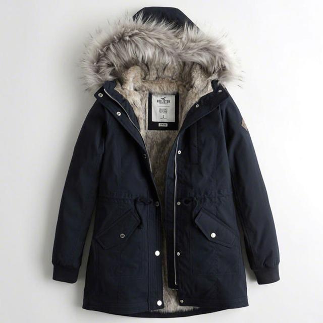 【ポイント10倍 4/23 0:00〜4/29 9:59】 ホリスター アウター レディース 正規品 HOLLISTER ジャケット フードロングコート Stretch Faux-Fur-Lined Parka 344-445-0674-200_2