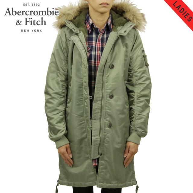 【ポイント10倍 12/13 0:00〜12/19 9:59】 アバクロ アウター レディース 正規品 Abercrombie＆Fitch ジャケット ミリタリージャケット Shiny Nylon Parka 144-442-0689-330 クリスマス プレゼント ラッピング