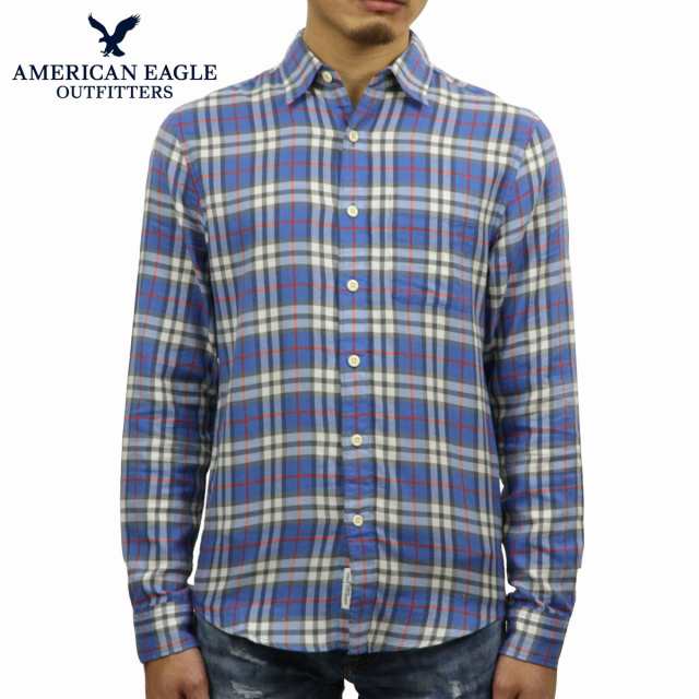 アメリカンイーグル シャツ メンズ 正規品 AMERICAN EAGLE 長袖シャツ