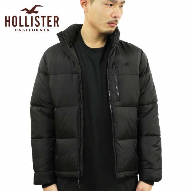 hollister long puffer jacket