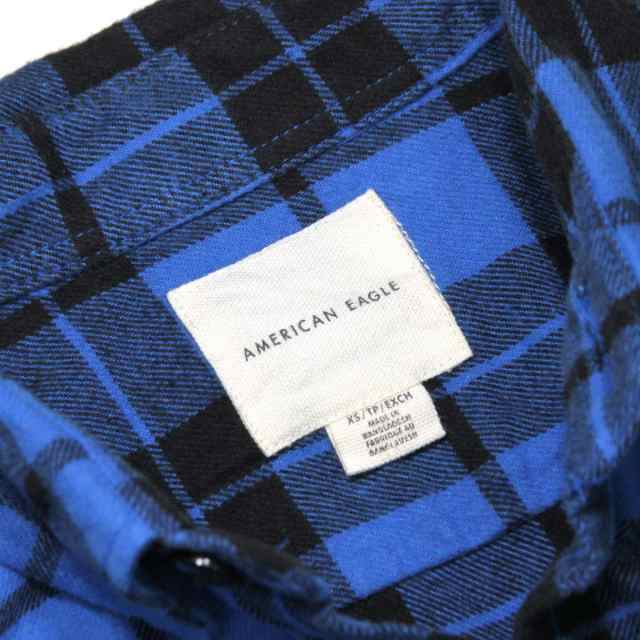 アメリカンイーグル シャツ メンズ 正規品 AMERICAN EAGLE 長袖シャツ