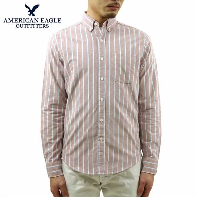 アメリカンイーグル シャツ メンズ 正規品 American Eagle 長袖シャツ ボタンダウンシャツ ワークシャツ Ae Oxford Button Down Shirt 01の通販はau Pay マーケット Mixon ミクソン