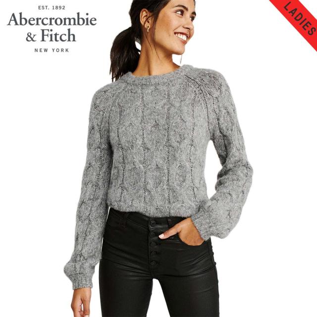 アバクロ セーター レディース 正規品 Abercrombie Fitch クルーネックセーター Cable Crew Sweater 150 490 1212 122の通販はau Pay マーケット Mixon ミクソン