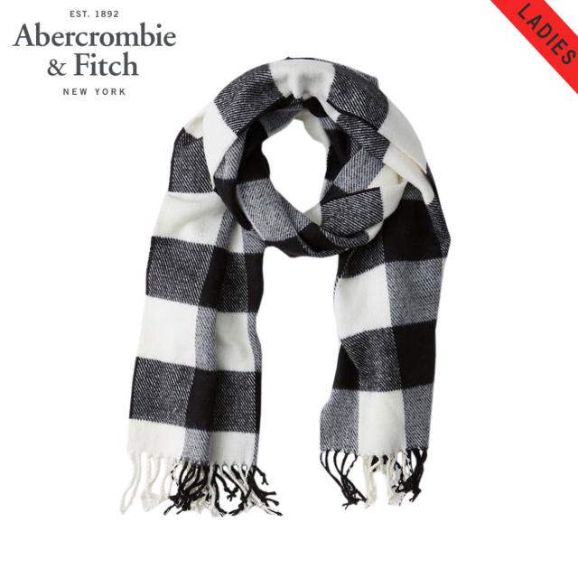 【ポイント10倍 12/13 0:00〜12/19 9:59】 アバクロ マフラー メンズ レディース 正規品 Abercrombie＆Fitch ストール Blanket Scarf 154-540-0484-107 クリスマス プレゼント ラッピング
