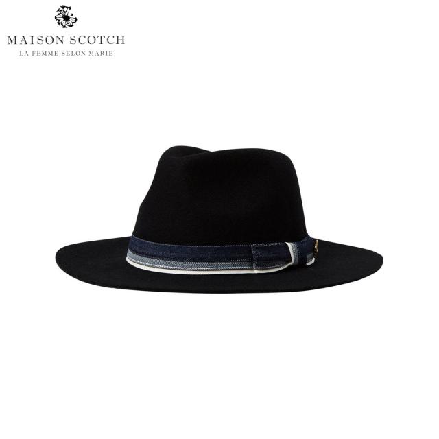 メゾンスコッチ MAISON SCOTCH 正規販売店 レディース ハット 帽子 FELTED FEDORA HAT IN DIFFERENT COLORS 144656 90 68803 COMBO A D クリスマス プレゼント ラッピング