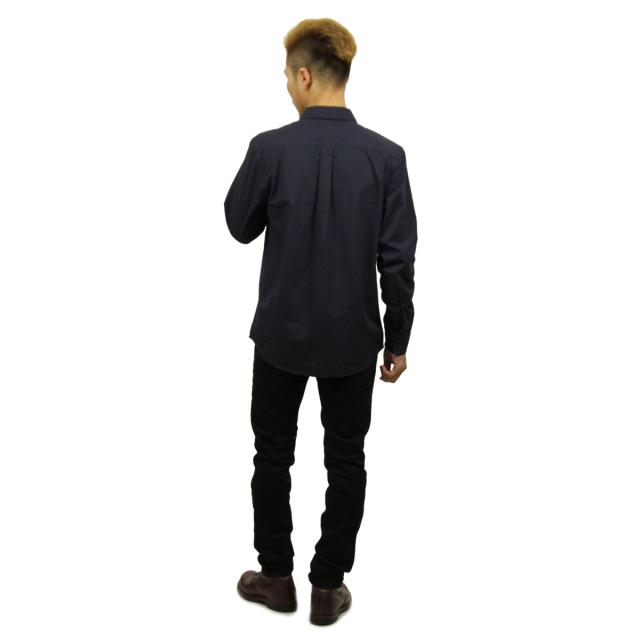 ポーラー シャツ メンズ 正規販売店 POLER 長袖シャツ ワークシャツ HAWTHORN L/S RIPSTOP WOVEN 21310003-NVY NAVY 父の日 プレゼント ラッピング_8