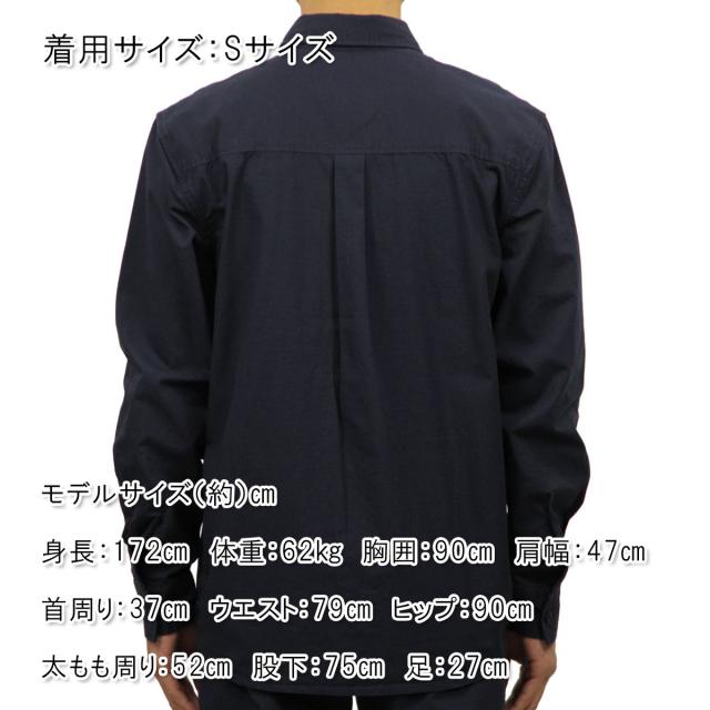 ポーラー シャツ メンズ 正規販売店 POLER 長袖シャツ ワークシャツ HAWTHORN L/S RIPSTOP WOVEN 21310003-NVY NAVY 父の日 プレゼント ラッピング_1