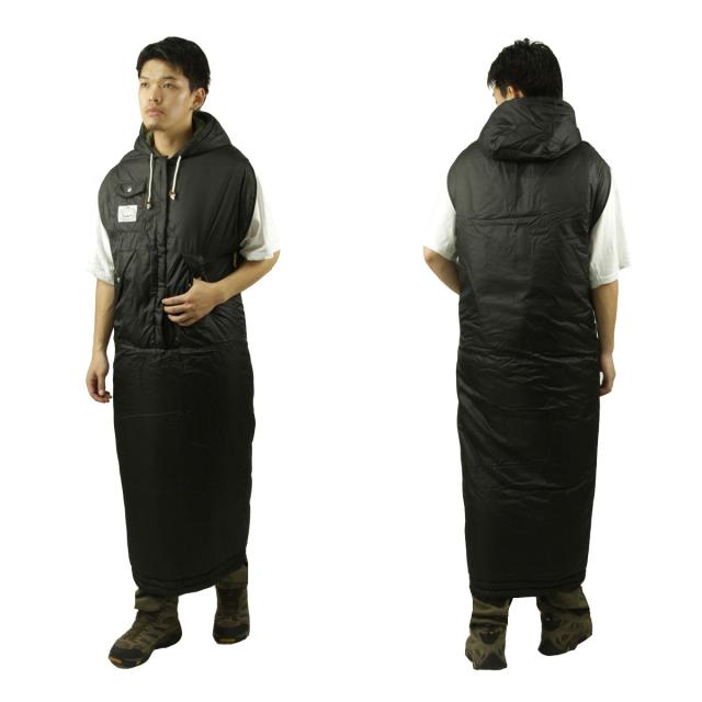 ポーラー 寝袋 正規販売店 POLER アウトドア マミー型寝袋 リバーシブル THE NAPSACK REVERSIBLE 214ACU5501 BLACK/FURRY CAMO