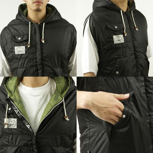 ポーラー 寝袋 正規販売店 POLER アウトドア マミー型寝袋 リバーシブル THE NAPSACK REVERSIBLE 214ACU5501 BLACK/FURRY CAMO