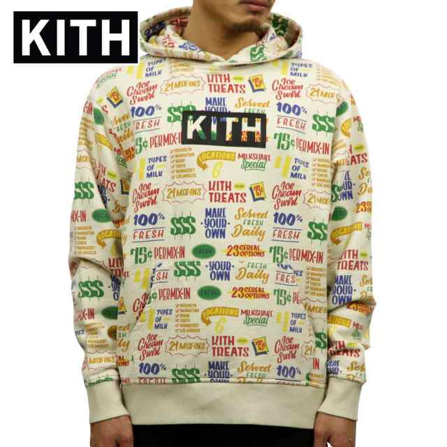 キス パーカー メンズ 正規品 KITH プルオーバーパーカー KITH TREATS CIRCULAR HOODIE KH2243-104 TURTLE DOVE