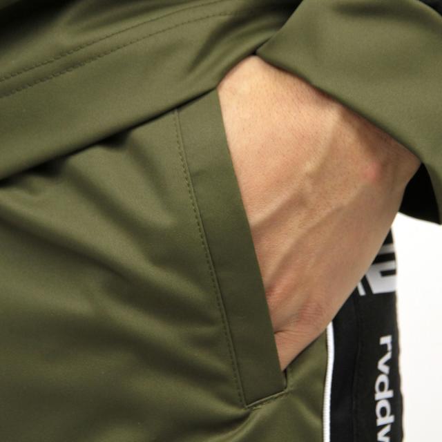 リバーサル REVERSAL rvddw 正規販売店 メンズ サイドテープデザイン ジャージ ウォームアップパンツ SIDE TAPE WARM UP PANTS rv19ss029 KHAKI 父の日 プレゼント ラッピング_4